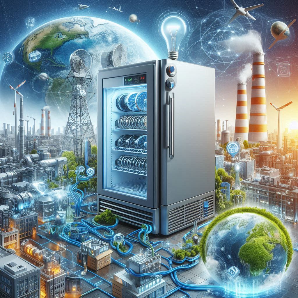 Энергосберегающие технологии в холодильном оборудовании иллюстрация